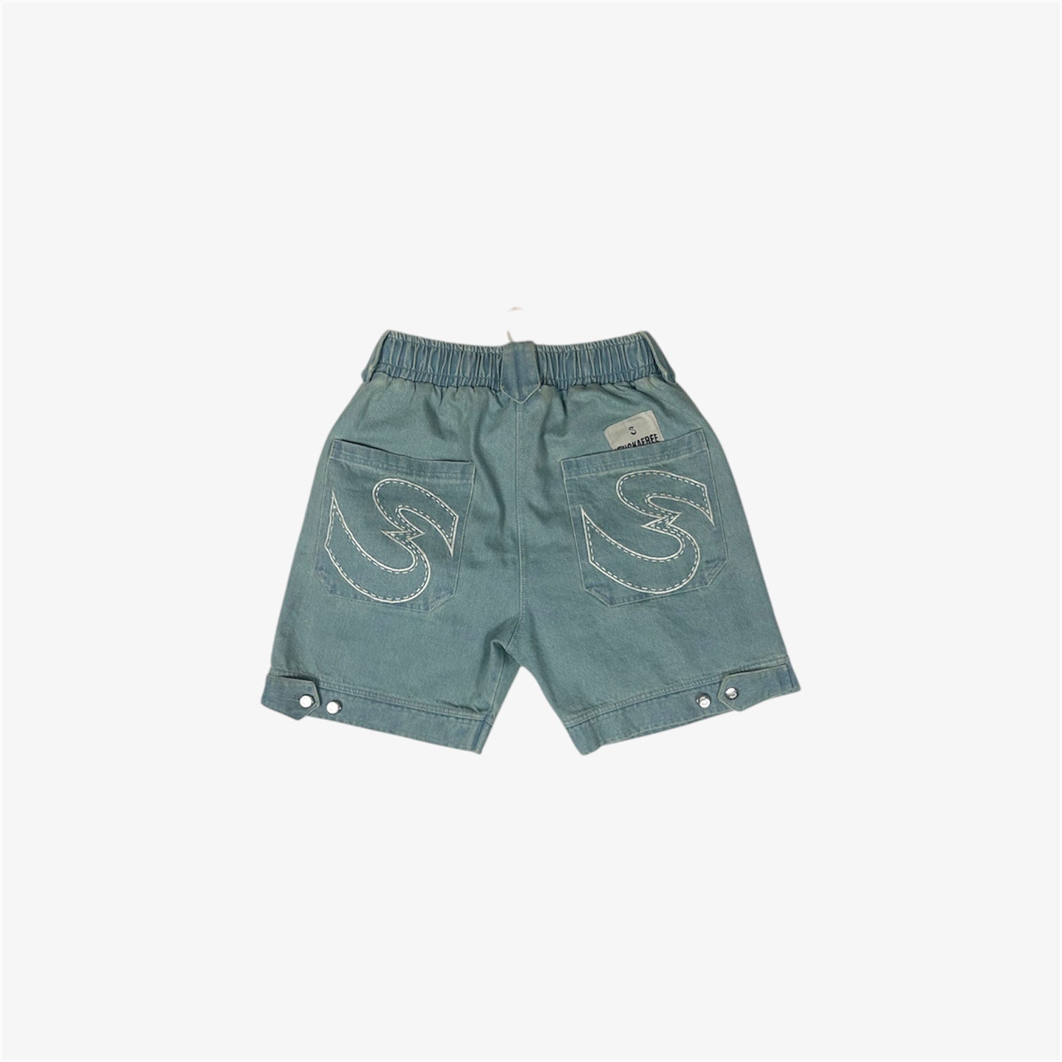 .S3V1 BLUE DENIM SHORTS