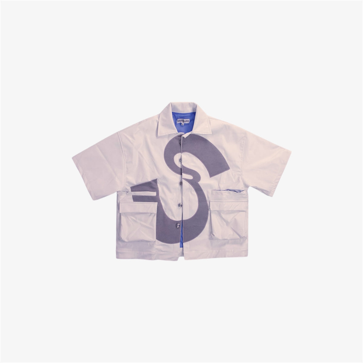 .S3V1 WHITE LEATHER SHIRT