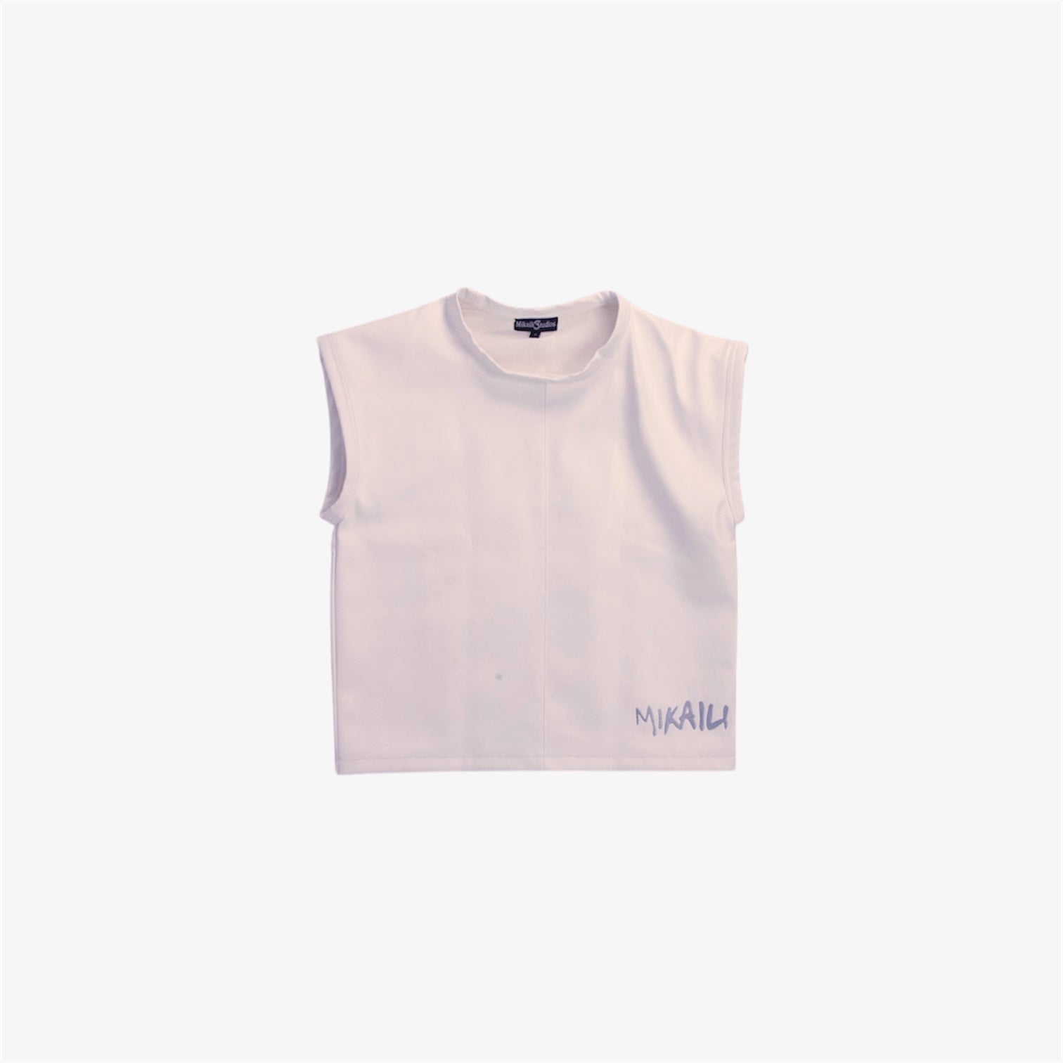 .S3V1 WHITE LEATHER VEST