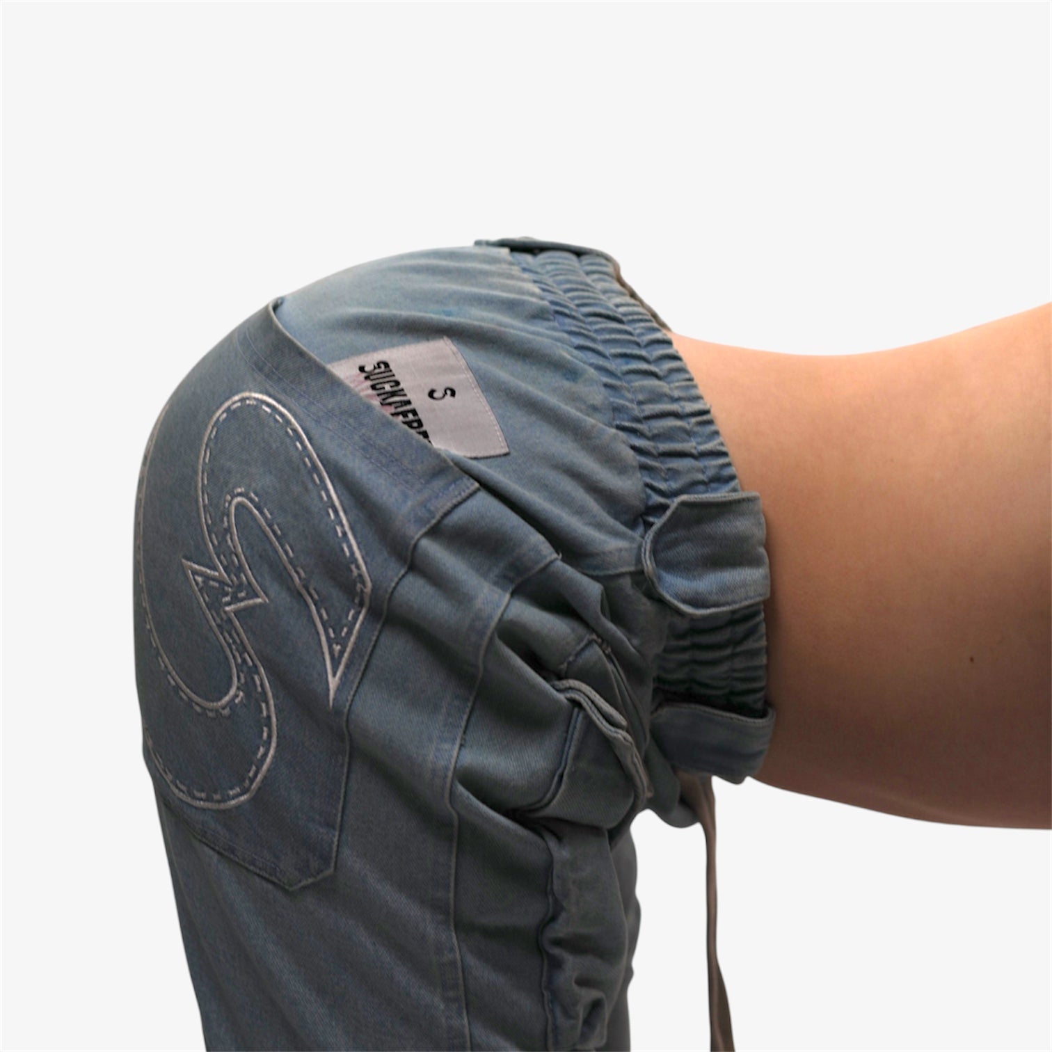 .S3V1 BLUE DENIM TROUSERS