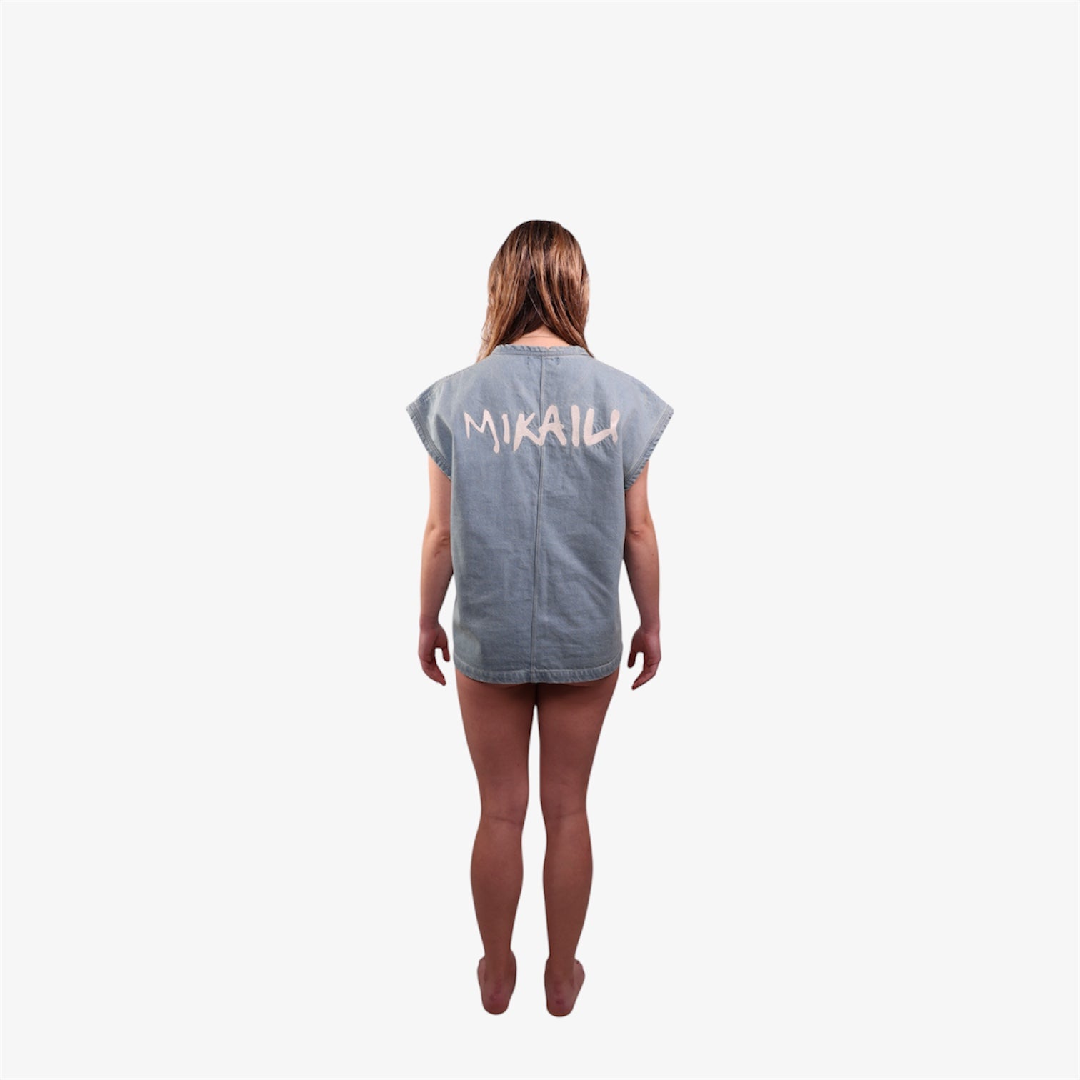 .S3V1 BLUE DENIM VEST